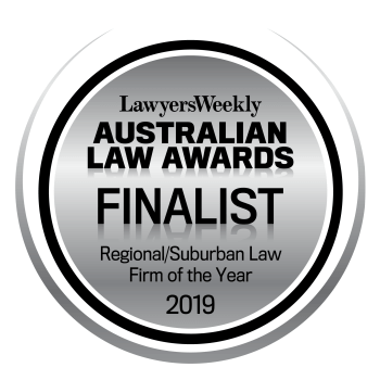 Regional/Suburban Law Firm of the Year: Finalist – 2019 LW Australian Law Awards