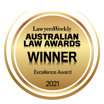 Lawyers Weekly Excellence Award 2021
