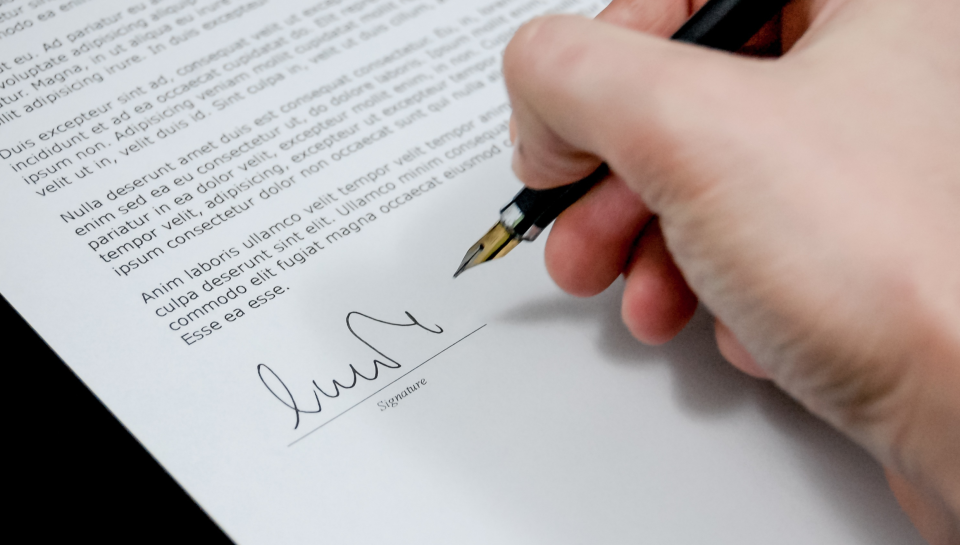 Professional legal signing of property and business contracts in Toowoomba, Queensland.