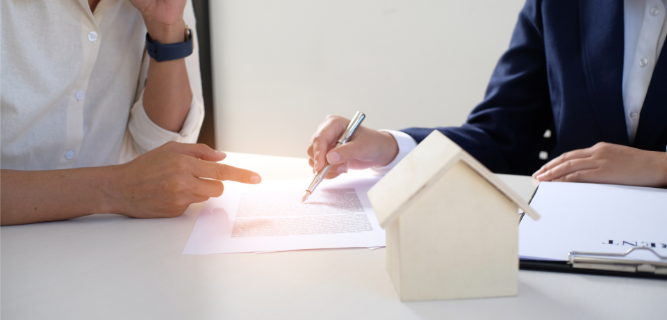 Legal advisor reviewing property contract in Toowoomba, Queensland, for property law clients.