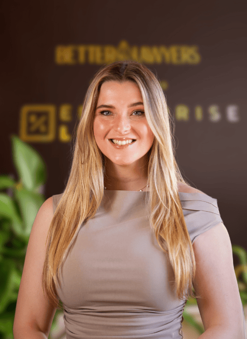 Professional woman smiling at legal firm office in Toowoomba Queensland, law, property, business, civil disputes, construction.