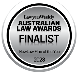 Australian law firm finalist in Lawyers Weekly Australian Law Awards 2023.